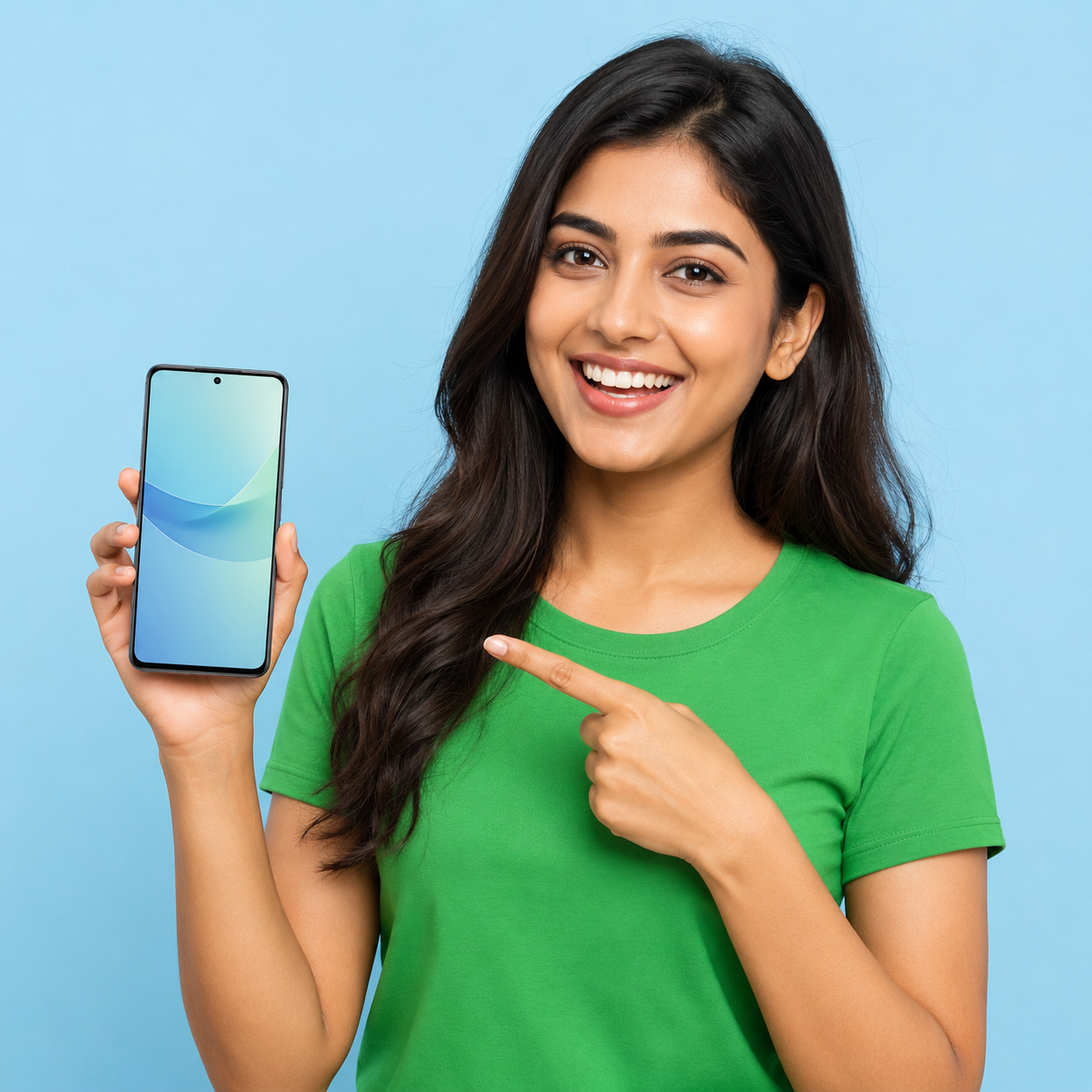 Smiling customer recommending AndroidCare repair service